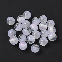 Двухцветные бусины из смолы RESI-Q025-02A-C