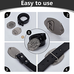 2 шт. пряжки из сплава&nbsp;AJEW-CA0004-77