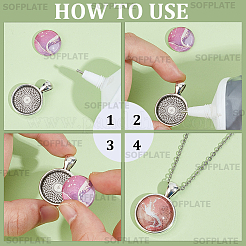 Наборы для изготовления подвесок из сплава в виде купола своими руками&nbsp;DIY-SP0001-60C