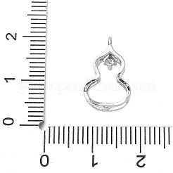 Латунные микро проложить кубического циркония подвески KK-D357-13P