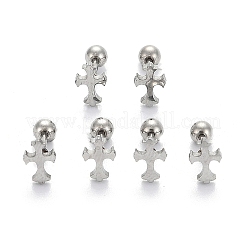 Серьги-штанги для хрящей из нержавеющей стали 201 EJEW-R147-31