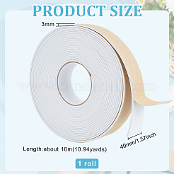 Прочная самоклеящаяся лента из вспененного этилена для дверей и окон&nbsp;AJEW-WH0347-27C-01