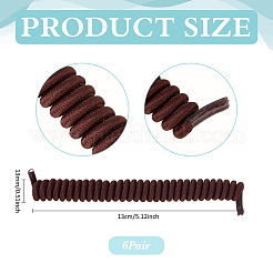 Полиэстеровые пружинные шнурки&nbsp;DIY-WH0723-029