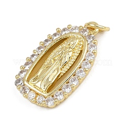 Латунные микро проложить кубического циркония подвески KK-Z123-24G-06