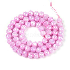 Антикоррозийные гальванические стеклянные бусины&nbsp;GLAA-N010-6mm-06