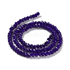 Запекание расписных стеклянных бусин с имитацией нефрита&nbsp;LS-DGLA-A034-J4MM-A33