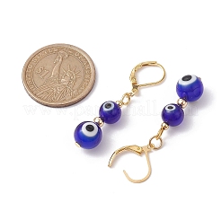 Серьги из золотой латуни с защелкой EJEW-JE05638