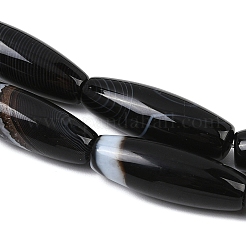 Натуральные полосатые агатовые / полосатые агатовые бусинки G-S280-10F