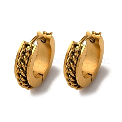 Серьги-кольца из нержавеющей стали 304&nbsp;EJEW-D331-13G