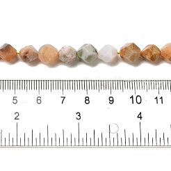 Природные окаменелые коралловые бусы пряди G-K382-A07-02