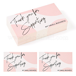 100 шт. 2 пакета благодарственных открыток&nbsp;AJEW-TA0001-53B