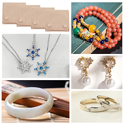 Подарочные мешочки из льняной ткани с застежкой-молнией ABAG-WH0045-08A