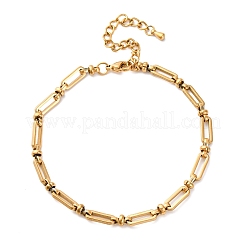 Длинные овальные звенья цепи из нержавеющей стали 304 AJEW-A057-10G