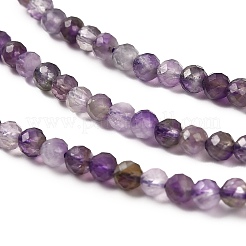 Природный аметист нитей бисера&nbsp;LS-G-RM2025-29-3.5mm
