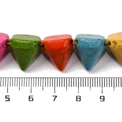 Синтетических нитей бирюзовые бусы&nbsp;G-C147-15B