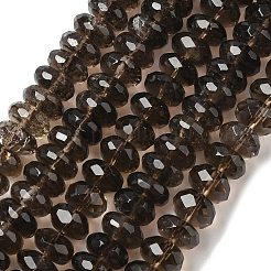 Природный дымчатый кварц нитей бисера&nbsp;G-G255-10x5mm-12