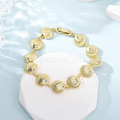 Латунь ссылка браслеты для женщин BJEW-H209-01B-G