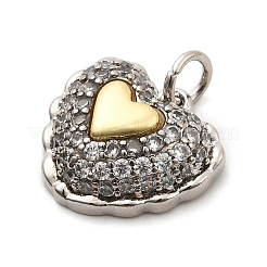 Латунные микро проложить кубического циркония подвески&nbsp;KK-C134-27GP