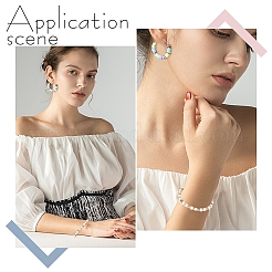 600шт 2 цвета ccb пластиковые распорные бусины CCB-PH0001-15