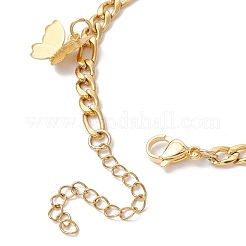 Браслеты-цепочки Figaro из нержавеющей стали 304&nbsp;BJEW-JB11604-04