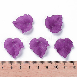 Осенняя тема прозрачные матовые акриловые подвески X-PAF002Y-26