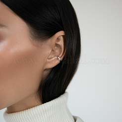 S925 серьги-манжеты из стерлингового серебра для женщин JJ9290-1