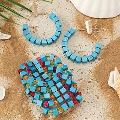 Многослойные браслеты и серьги в стиле бохо из сплава смолы и дерева для женщин&nbsp;FS-WGC5D43-04