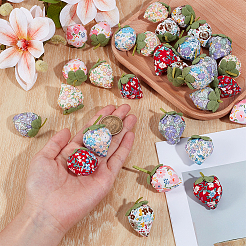 30 шт. 6 цвета Cooton клубничный костюм аксессуары&nbsp;DIY-OC0014-39