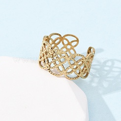 Кольца-манжеты из нержавеющей стали 304 для женщин&nbsp;RJEW-K309-10B-G