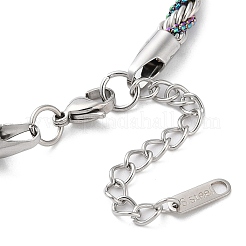 Браслеты-цепочки из нержавеющей стали 304 для женщин&nbsp;BJEW-G712-14A-PRC