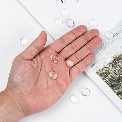 Прозрачные стеклянные кабошоны GGLA-R026-14mm