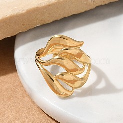 Кольца-манжеты из нержавеющей стали 304 для унисекс&nbsp;RJEW-Q003-05G