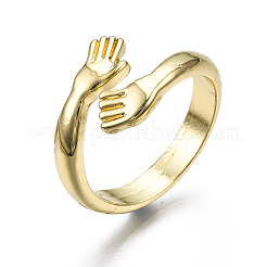 Кольца манжеты сплава покрытия стойки RJEW-T011-36LG-RS