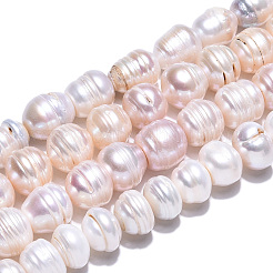 Нити из натурального культивированного пресноводного жемчуга PEAR-N012-10E