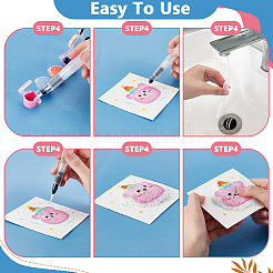 Пенопластовая текстура бумага для рисования&nbsp;AJEW-GA0008-59