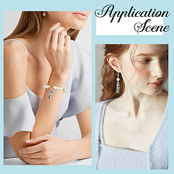 24шт 4 цвета сплава эмалевые подвески&nbsp;FIND-SC0012-04