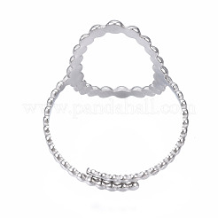 Кольцо-манжета прямоугольной формы из нержавеющей стали марки 304&nbsp;RJEW-T023-87P