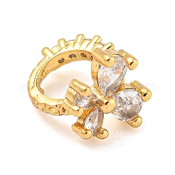 Латунный паве прозрачный кубический цирконий европейский бисер KK-Z072-16G-01