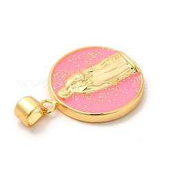 Эко-подвески с покрытием из латуни и эмали KK-F851-06G