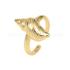 Латунь регулируемые манжеты кольца RJEW-C139-02G