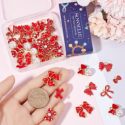 48шт 8 стиля подвески из сплава с эмалью&nbsp;ENAM-SC0005-89