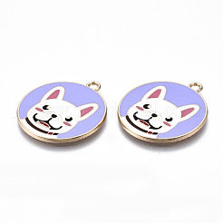 Подвески из экологически чистого сплава с эмалью&nbsp;X-ENAM-Q437-055-NR