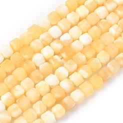 Естественный желтый нефрит бисер нитей&nbsp;G-F797-A26-01