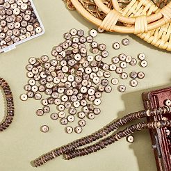 6 нить натуральных кокосовых бусин-рондель COCB-FH0001-03