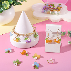 30 шт. 6-цветные подвески из натурального малайзийского нефрита&nbsp;PALLOY-TA00290