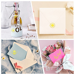 20 лист 5-х видов самоклеящихся наклеек из золотой фольги DIY-CP0010-86