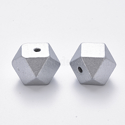 Расписные европейские бусины из натурального дерева&nbsp;LS-WOOD-Q040-020A-B02