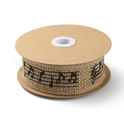 Шелковые льняные рулоны с набивным рисунком OCOR-WH0066-74