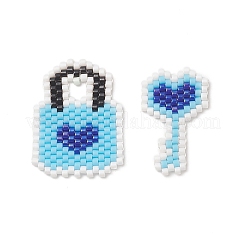 2шт 2 стиля ручной работы японский бисер Миюки PALLOY-MZ00015