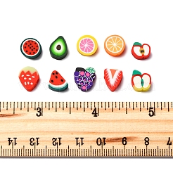 200шт 10 стиля ручной работы бусины из полимерной глины CLAY-FS0001-40